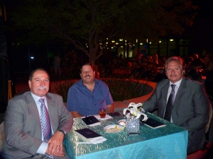 Chief August Ghio and San Miguel Fire representatives