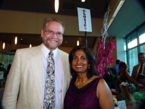 Executive dean Henri Migala and Sunny Cooke, president, Grossmont College
