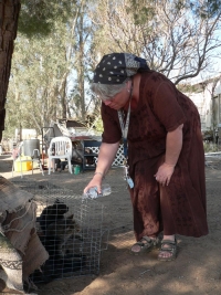 Jan Hedlun at home next door to Lytles