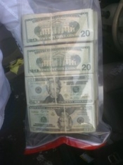 Cash seized during Ooperation Shadow Box