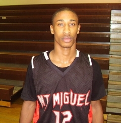 Marcus Booker scored 17 points for Mt. Miguel